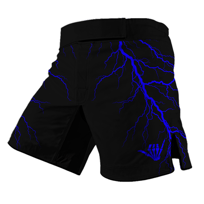 Blue Lightning Bolt BJJ Rash Guard
