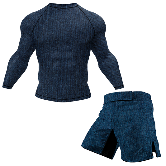 Classic Denim BJJ Rash Guard