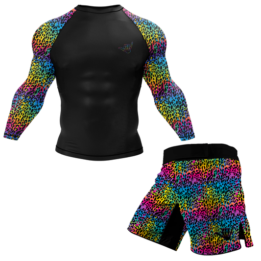 Colorful Savage BJJ Rash Guard