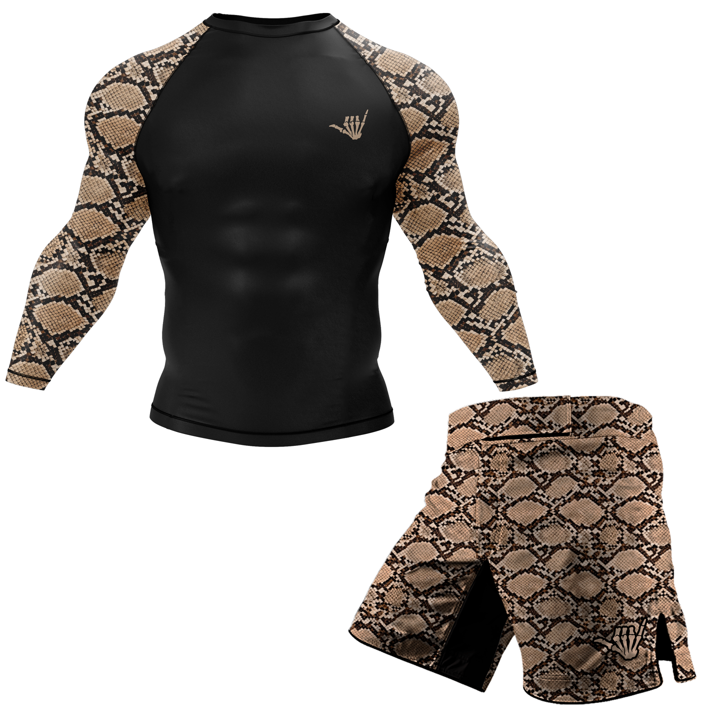 Mid Snakeskin BJJ Rash Guard