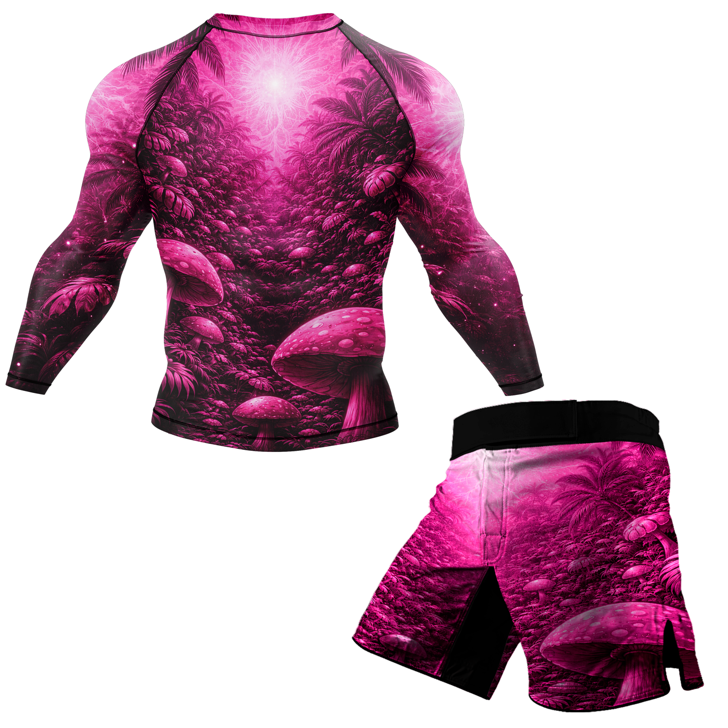 Pink Paradise BJJ Rash Guard