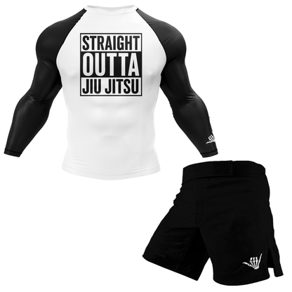 Straight Outta Jiu Jitsu BJJ Rash Guard