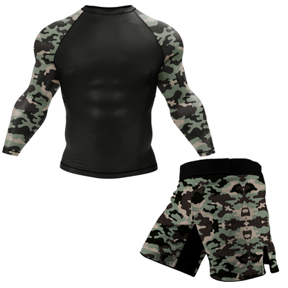 Camouflage BJJ Rash Guard