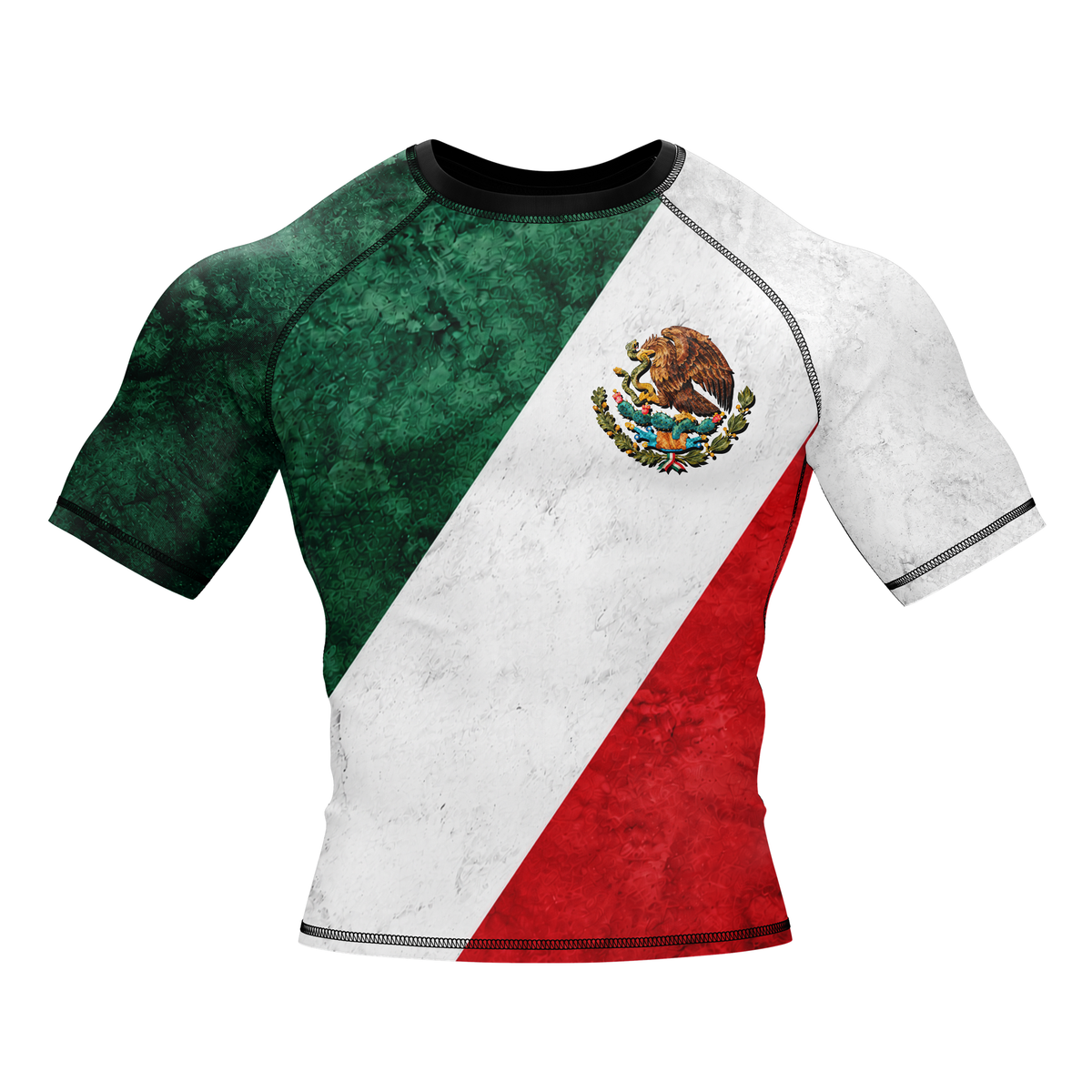 Mexico BJJ Rash Guard - Short Sleeve