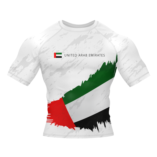 United Arab Emirates BJJ Rash Guard - Shortsleeve