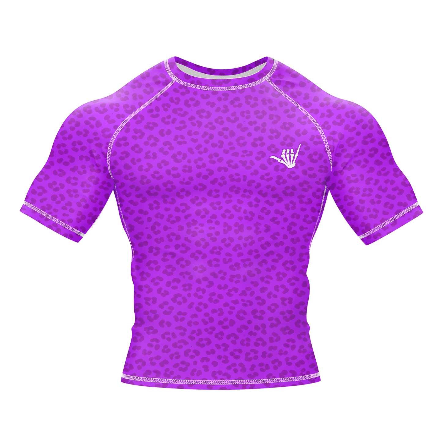Purple Predator BJJ Rash Guard - Short Sleeve