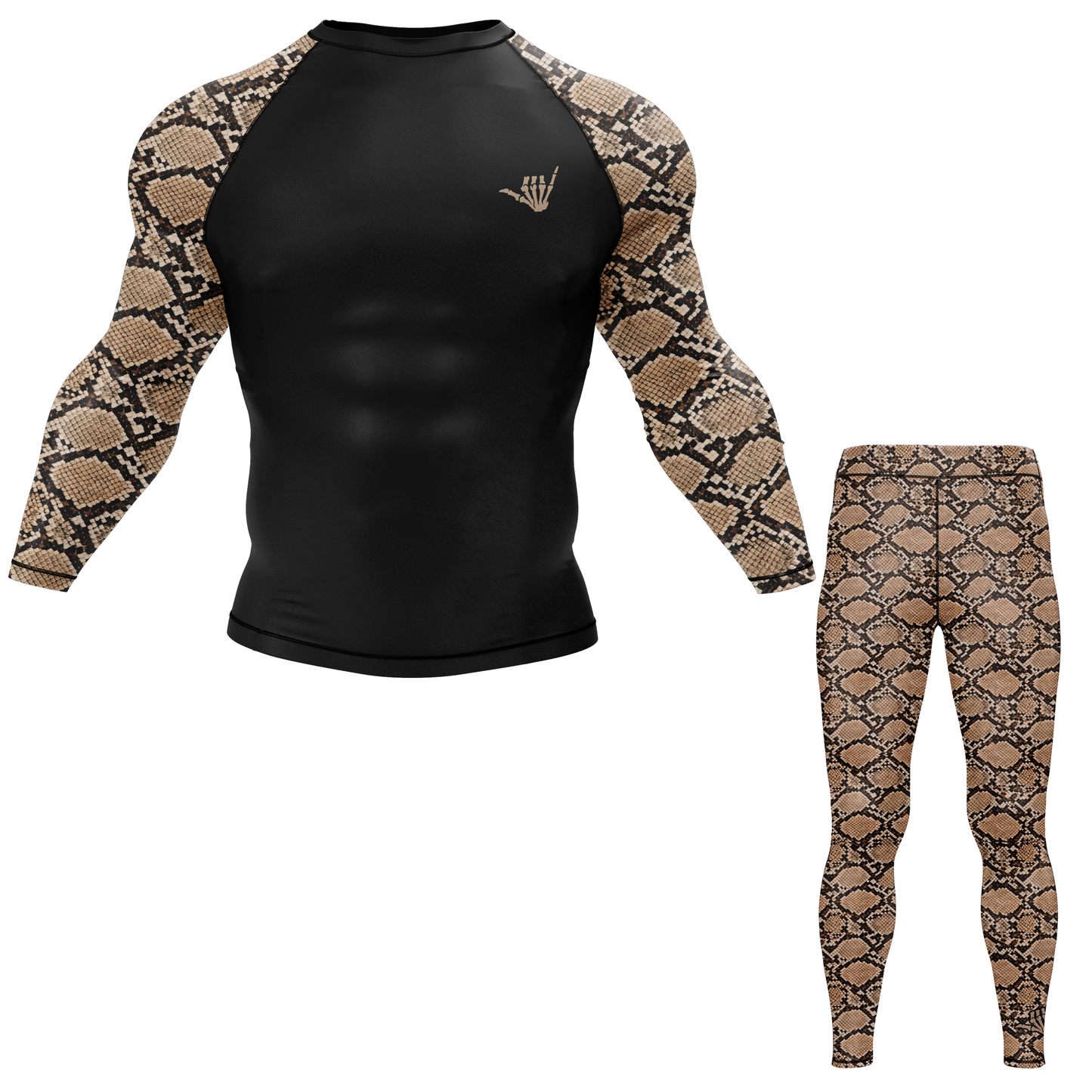 Mid Snakeskin BJJ Rash Guard