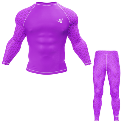 Mid Purple Predator BJJ Rash Guard