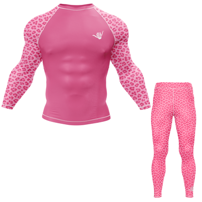 Mid Pink Predator BJJ Rash Guard