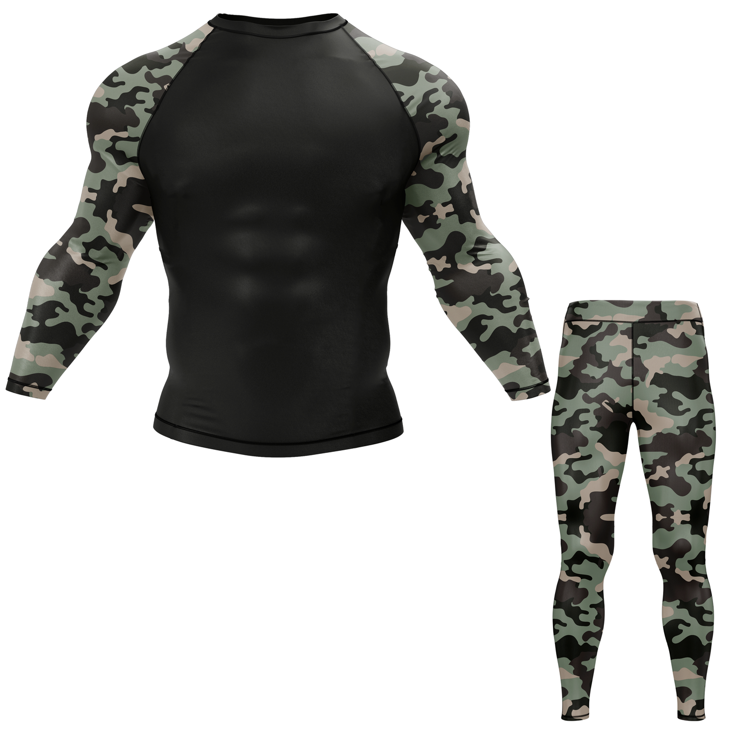 Camouflage BJJ Rash Guard