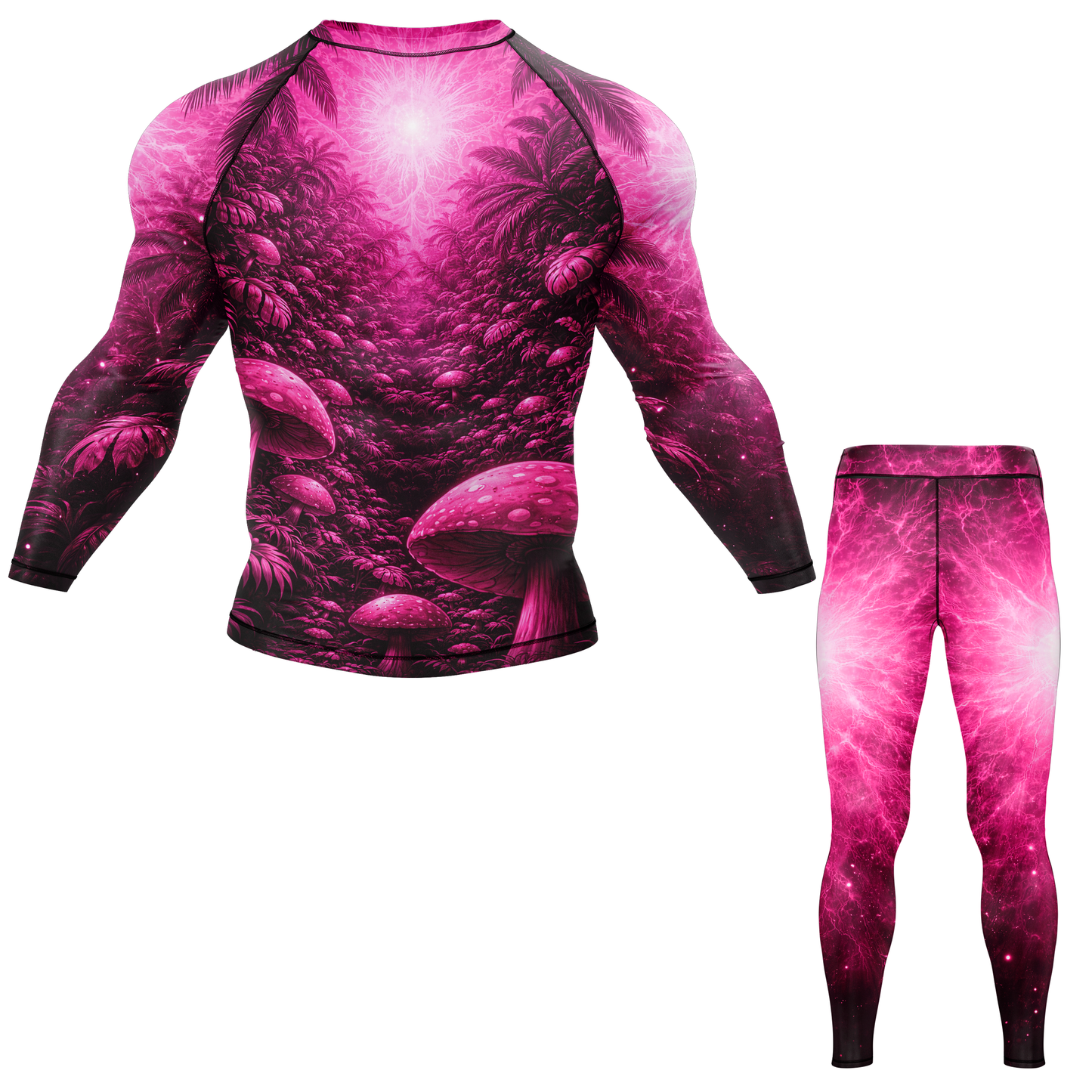 Pink Paradise BJJ Rash Guard