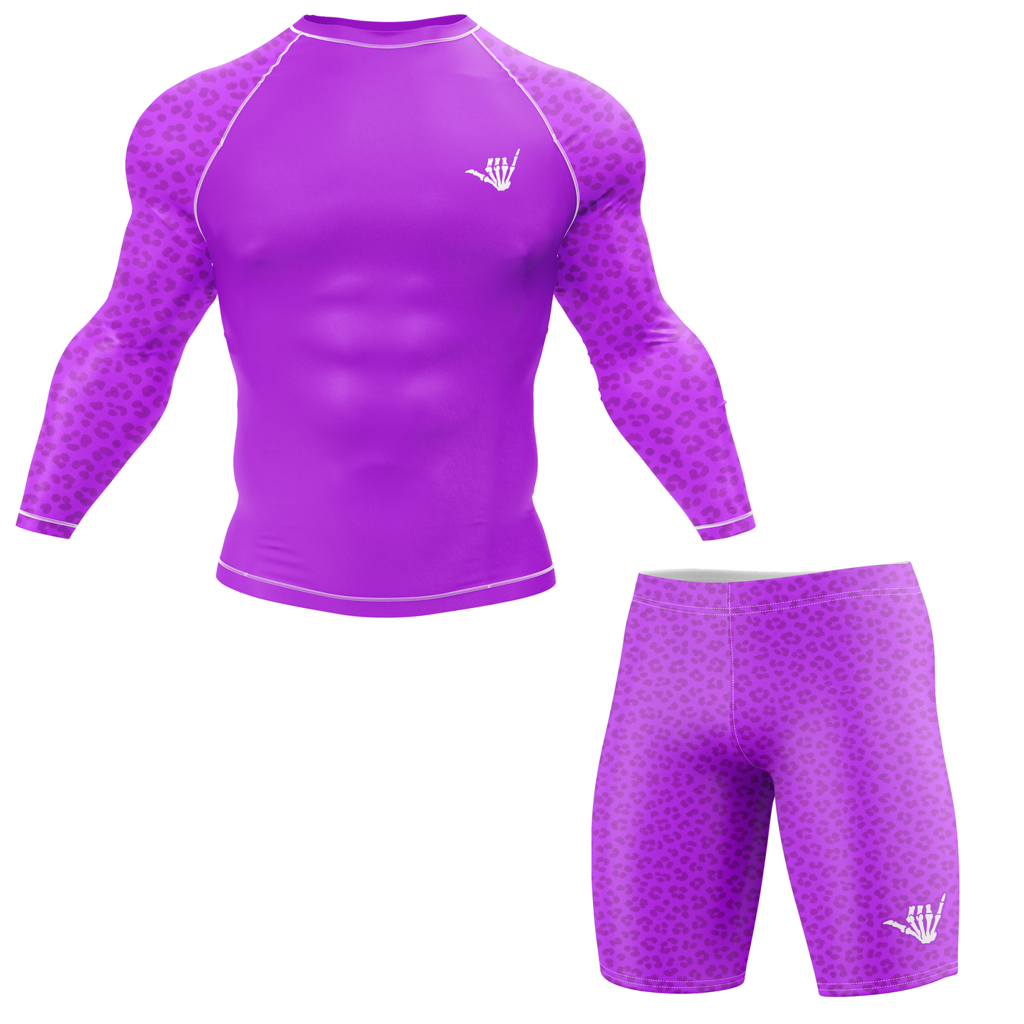 Mid Purple Predator BJJ Rash Guard