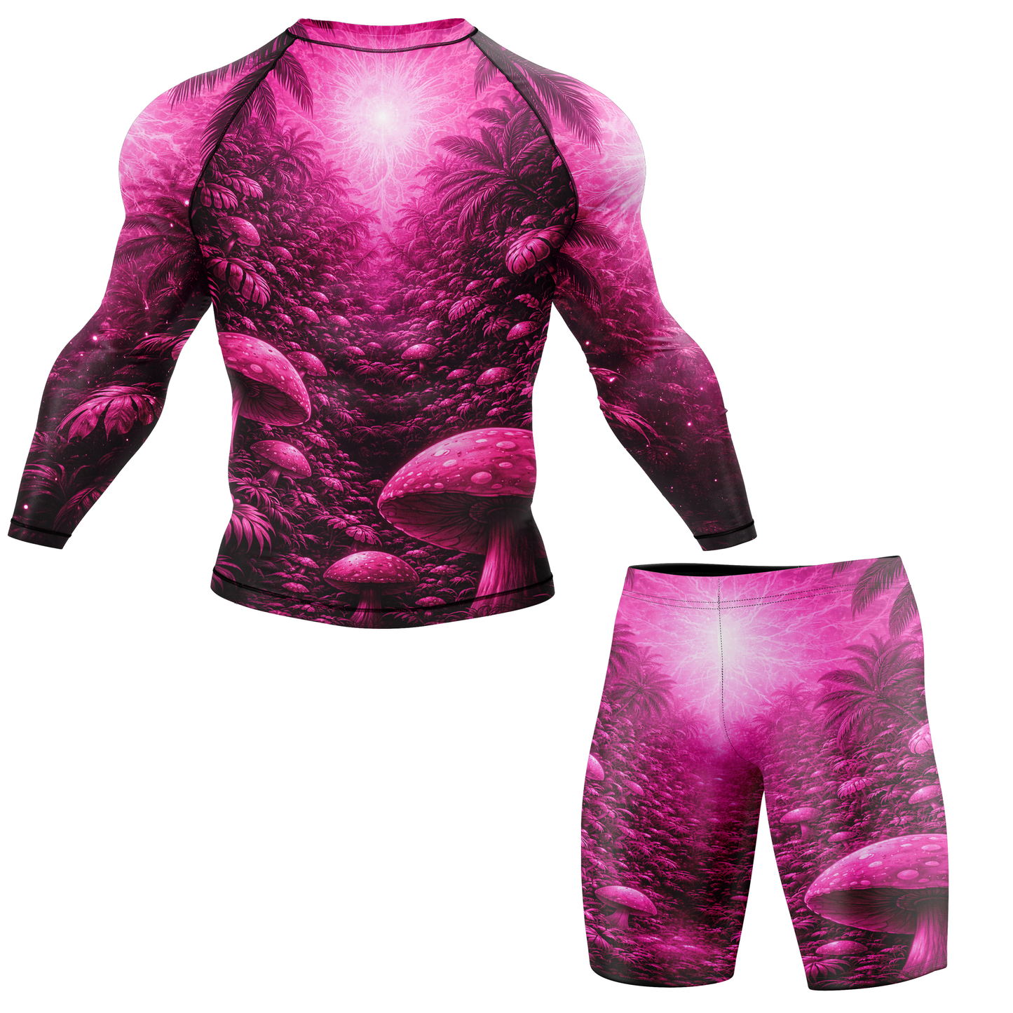 Pink Paradise BJJ Rash Guard