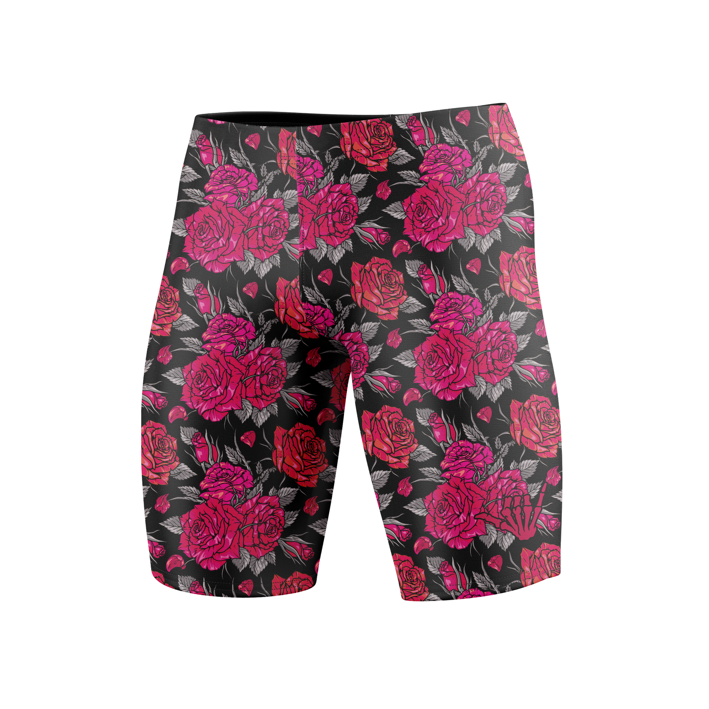 Pink Death Rose BJJ Rash Guard