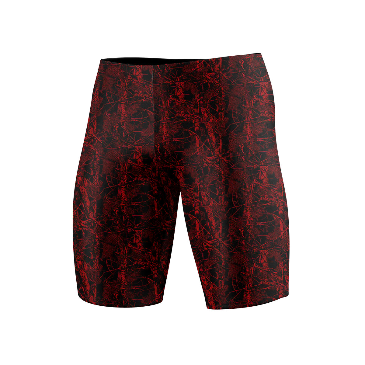 Red Forest Camo BJJ Rash Guard