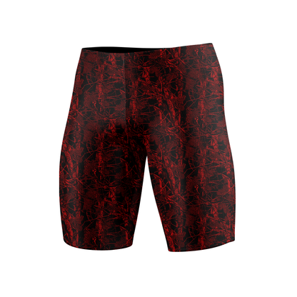Red Forest Camo BJJ Rash Guard