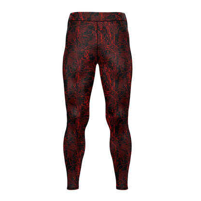 Red Forest Camo BJJ Rash Guard