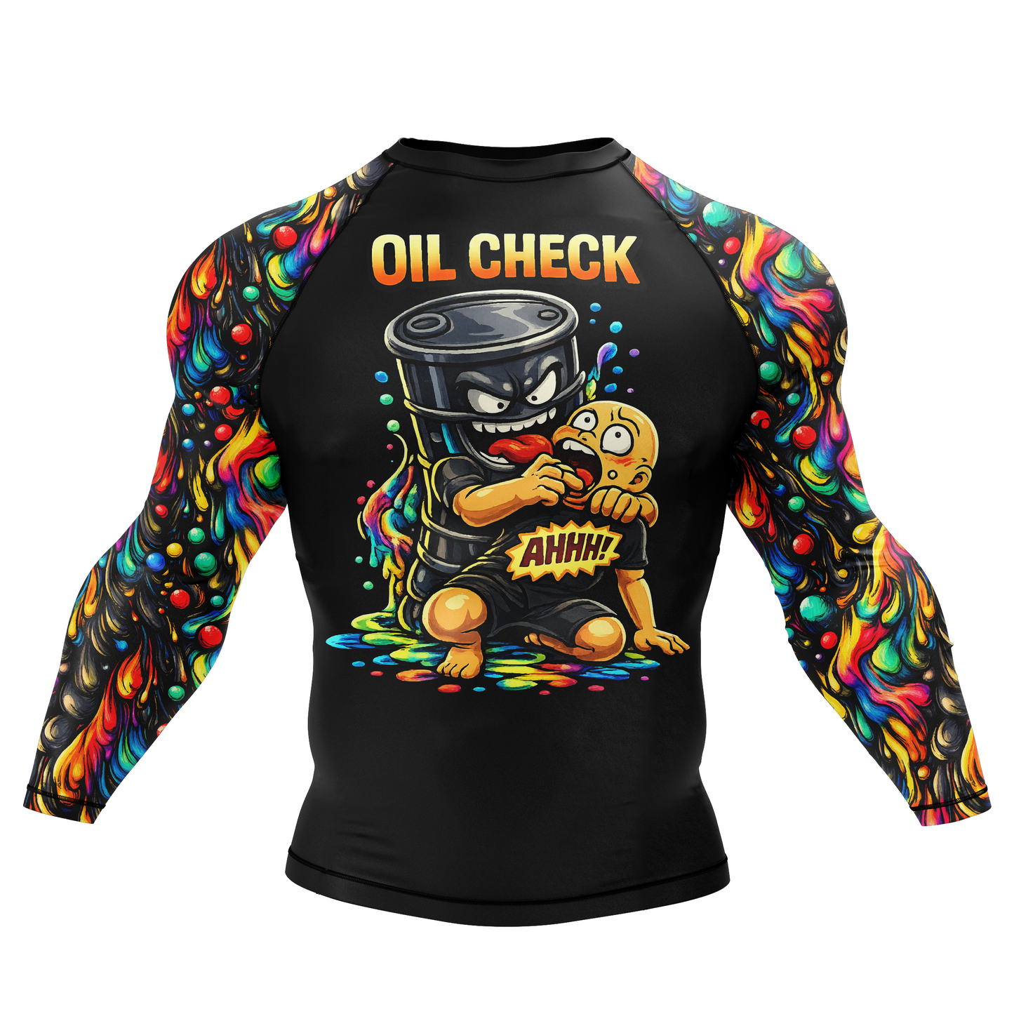 Oil Check BJJ Rash Guard