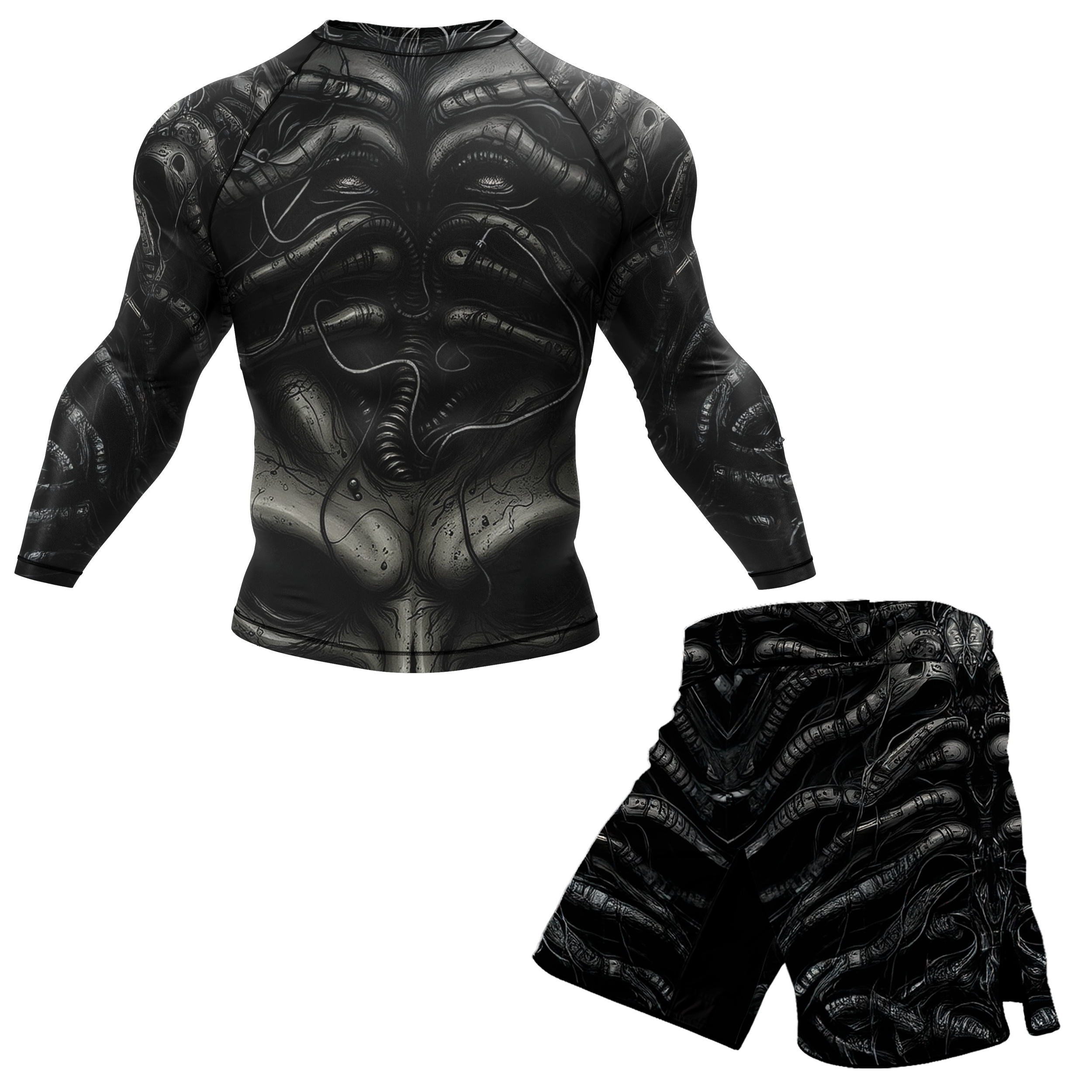 Alien Skeleton BJJ Rash Guard – BJJ SESH