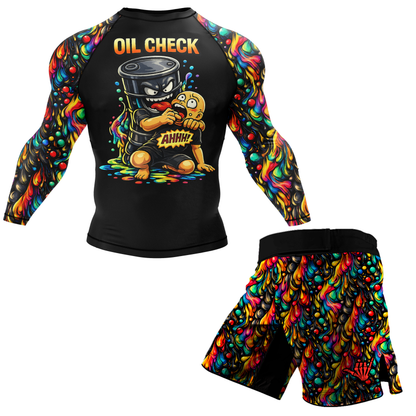 Oil Check BJJ Rash Guard