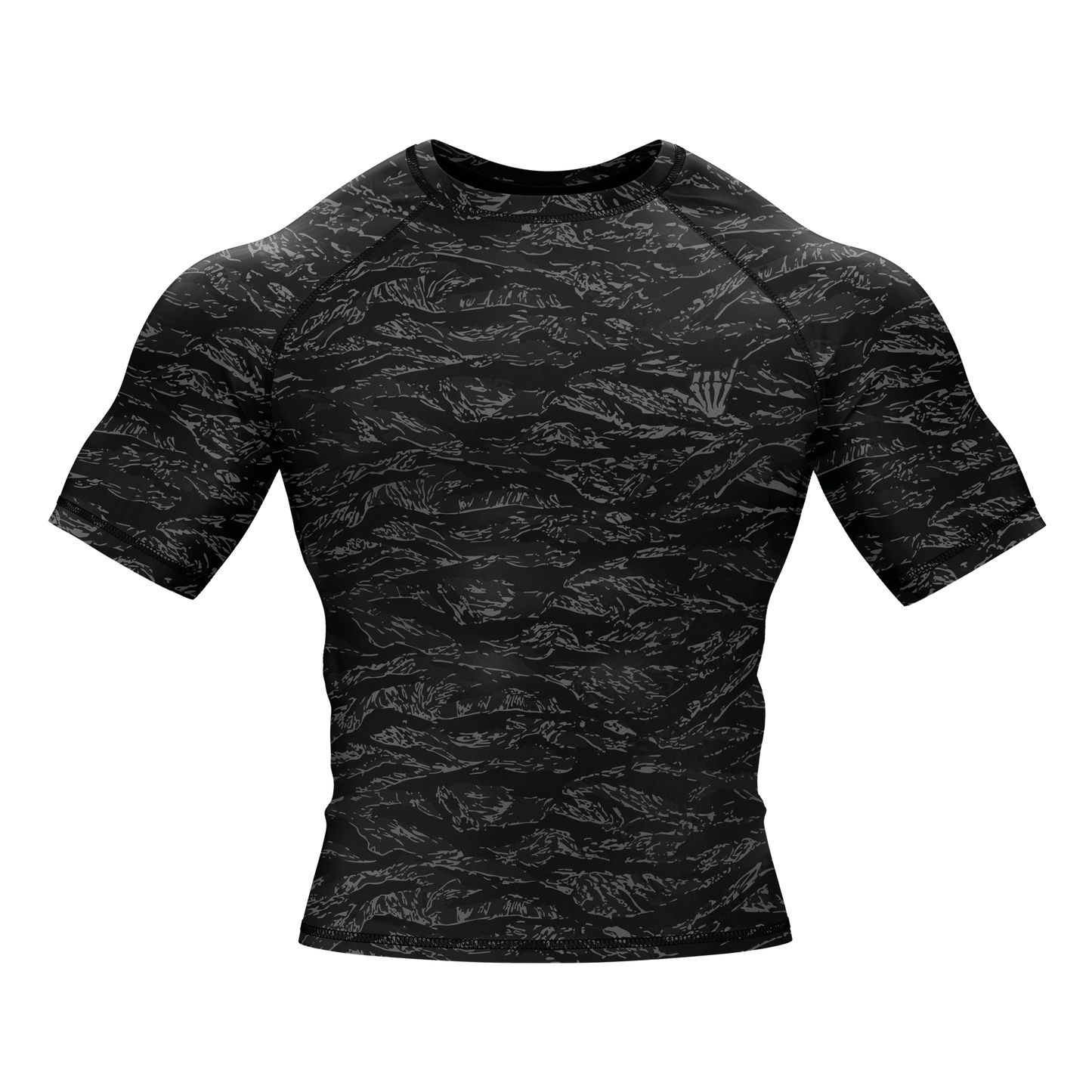 Night Tiger BJJ Rash Guard - Short Sleeve