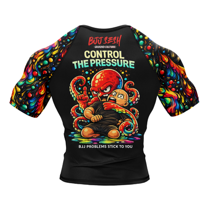 Oil Check BJJ Rash Guard - Short Sleeve