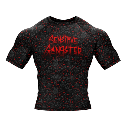 Sensitive Gangster BJJ Rash Guard - Shortsleeve