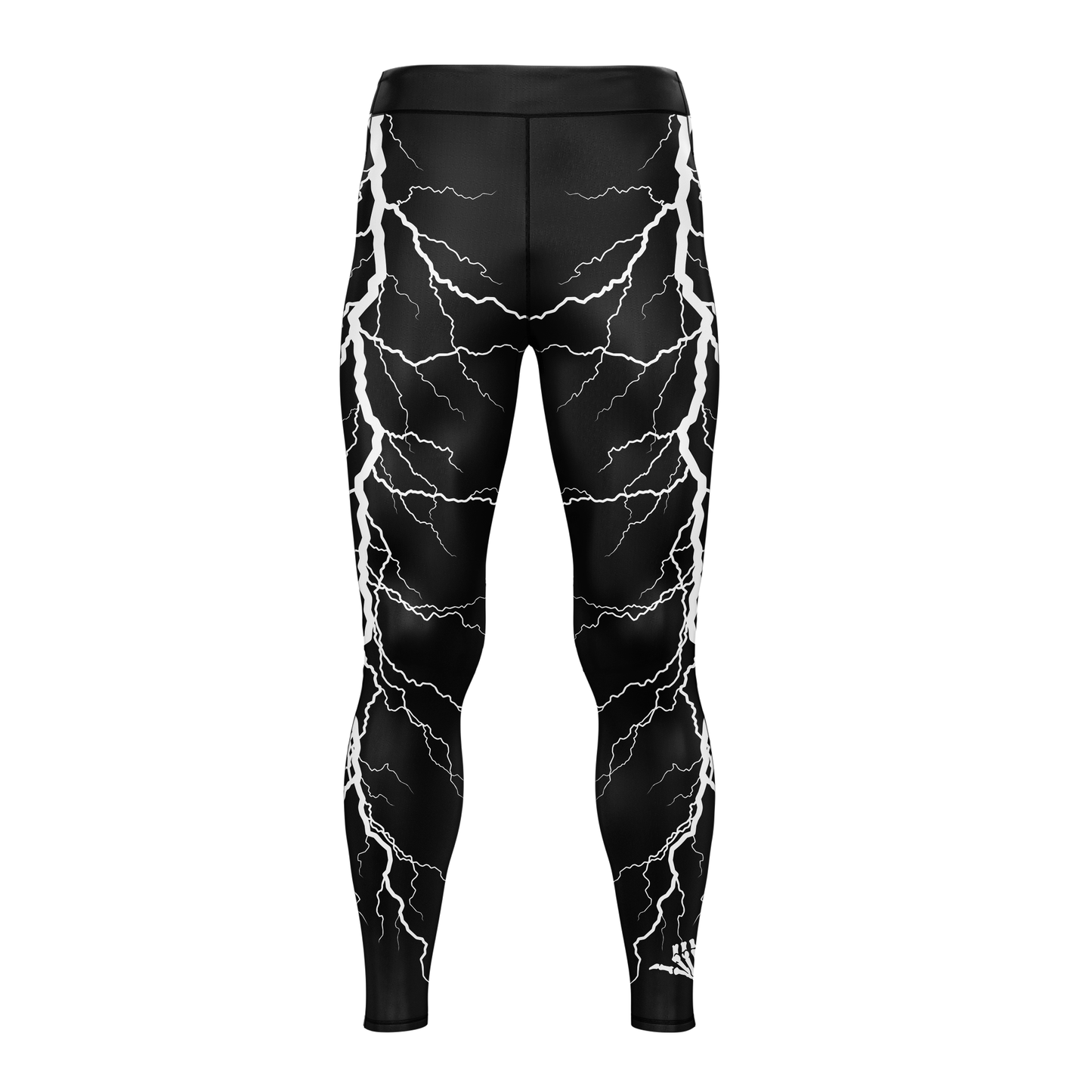 Black Lightning Bolt BJJ Rash Guard