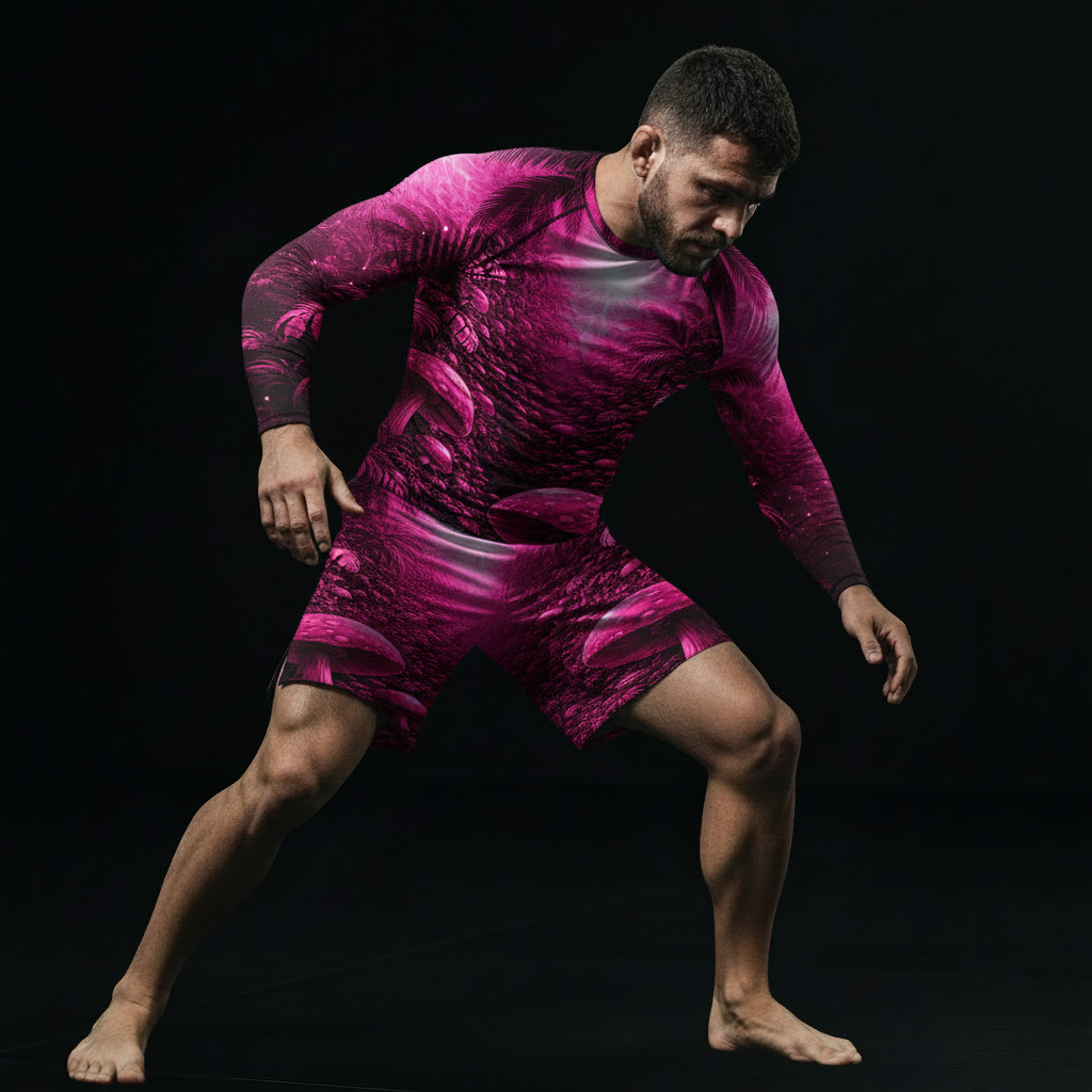 Pink Paradise BJJ Rash Guard