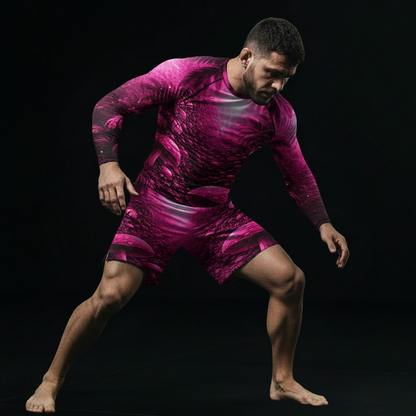Pink Paradise BJJ Rash Guard