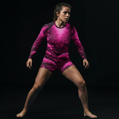 Pink Paradise Women's BJJ Rash Guard