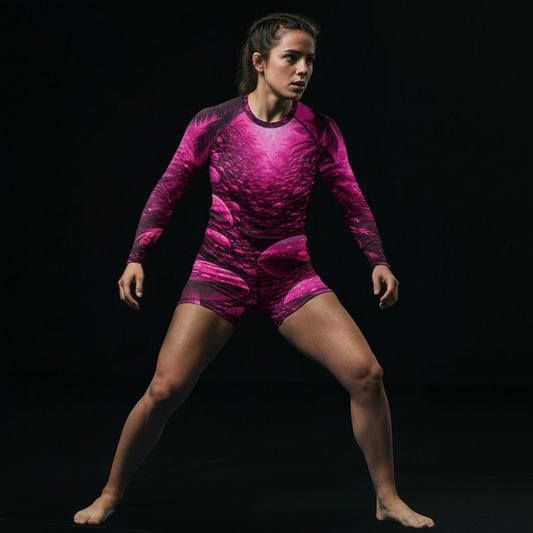 Pink Paradise Women's BJJ Rash Guard