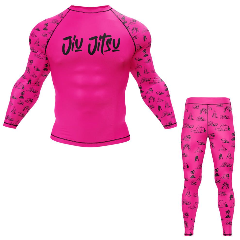 Black Pink Jiu Jitsu BJJ Rash Guard – BJJ SESH