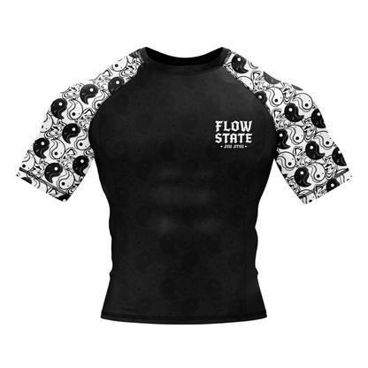 Yin Yang BJJ Rash Guard - Short Sleeve