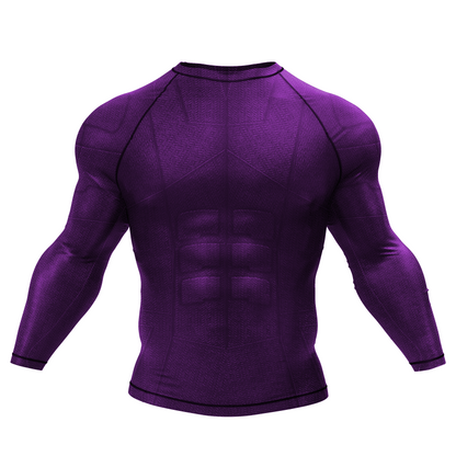 Purple Essential BJJ Rash Guard