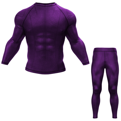 Purple Essential BJJ Rash Guard