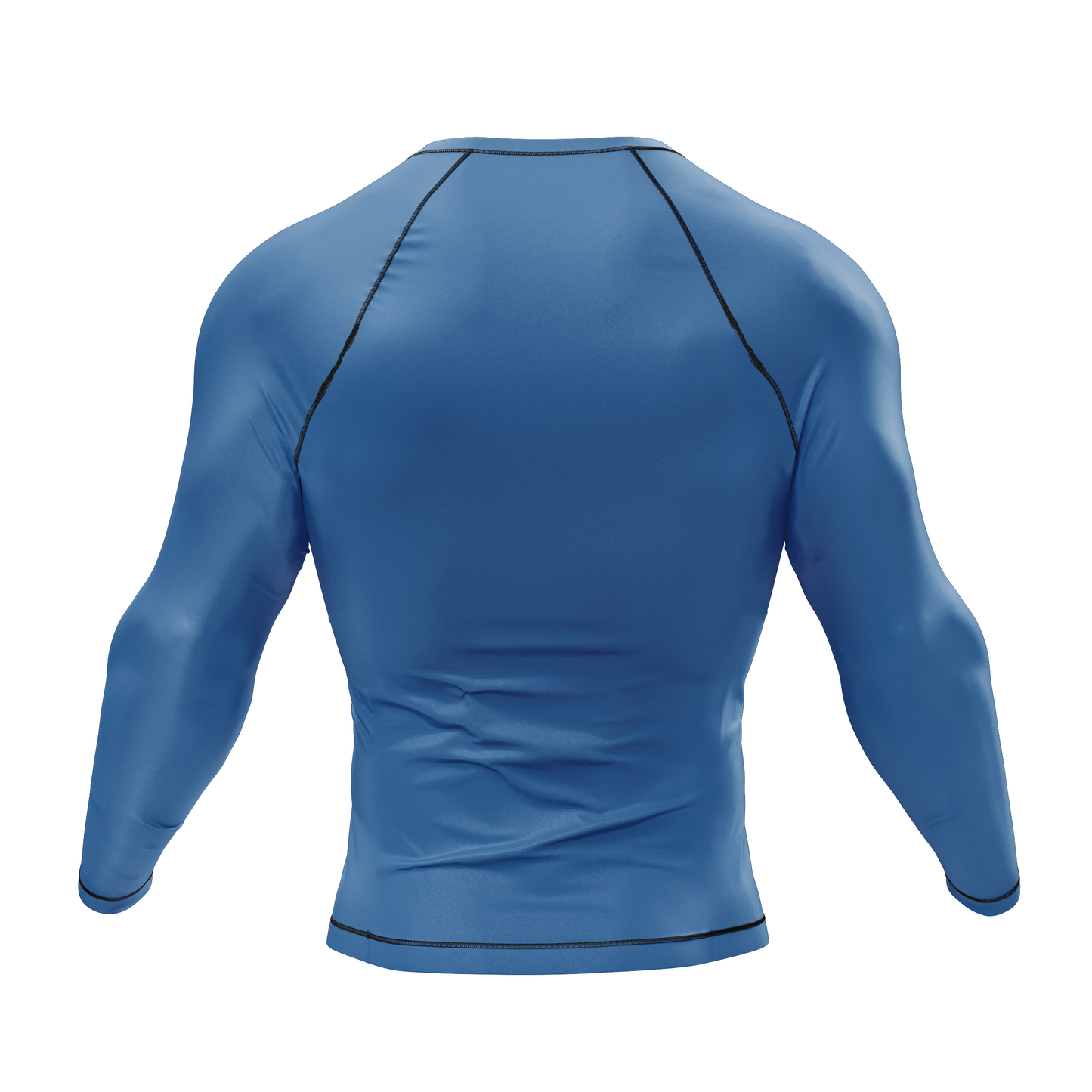 Wolf Blue BJJ Rash Guard