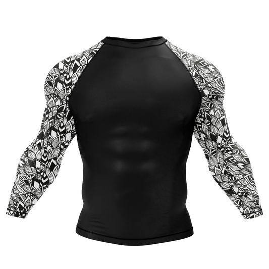 Dark Boho BJJ Rash Guard