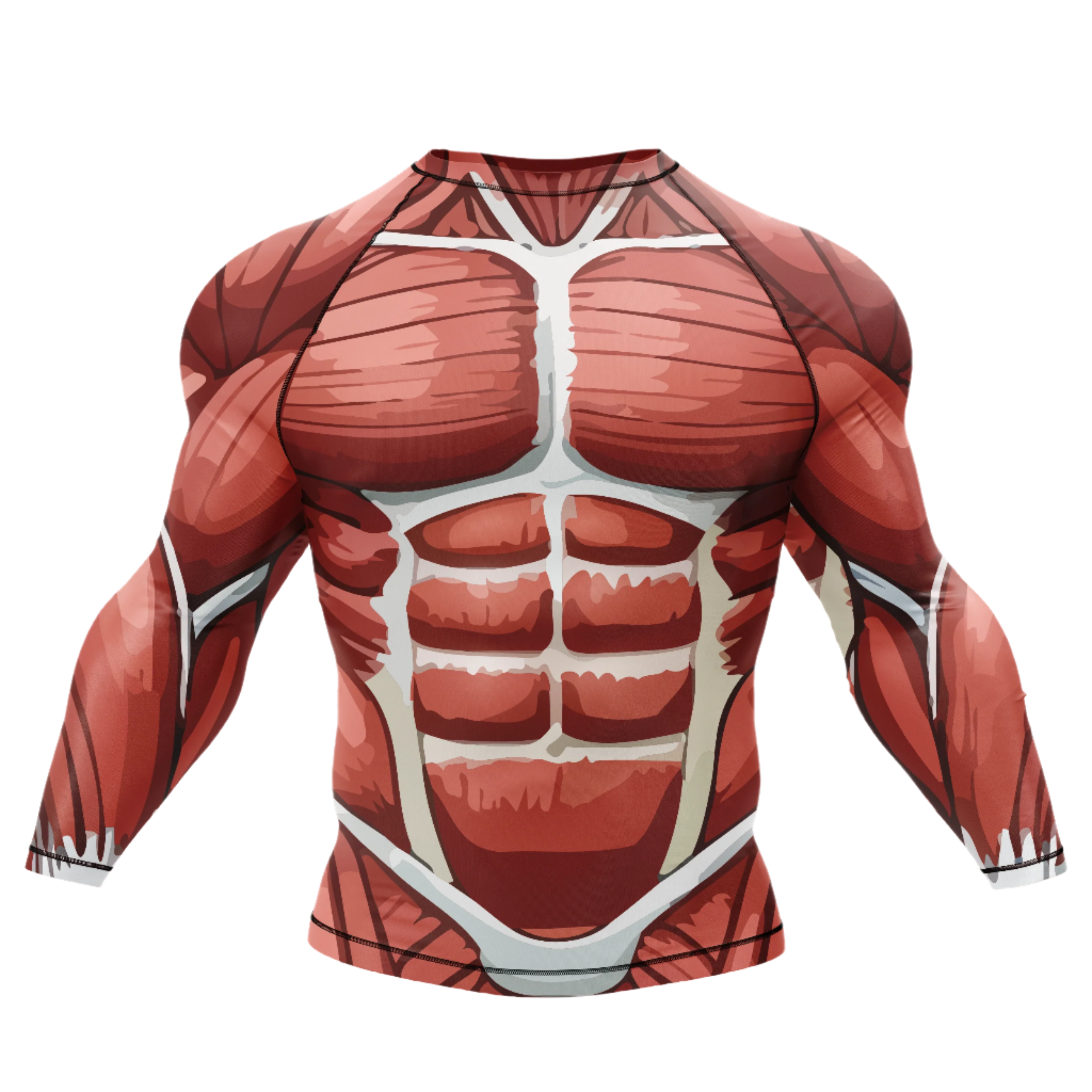 Muscle Anatomy BJJ Rash Guard – BJJ SESH