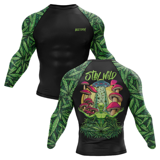 Galactic Mushroom BJJ Rash Guard