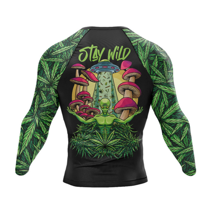 Galactic Mushroom BJJ Rash Guard