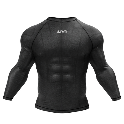 Black Essential BJJ Rash Guard