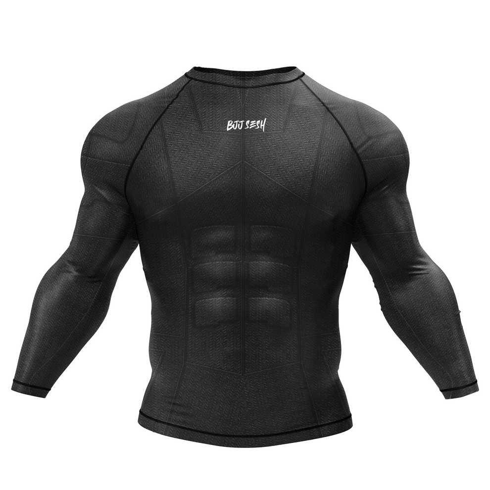 Black Essential BJJ Rash Guard – BJJ SESH