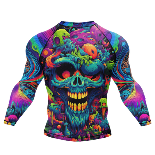 Psychedelic Lock BJJ Rash Guard