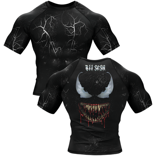 Mat Predator BJJ Rash Guard - Shortsleeve