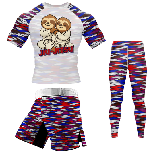 Sloth Jiu Jitsu BJJ Rash Guard - Shortsleeve