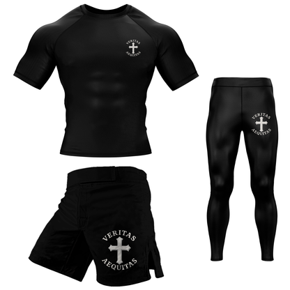 Truth and Justice BJJ Rash Guard - Short Sleeve