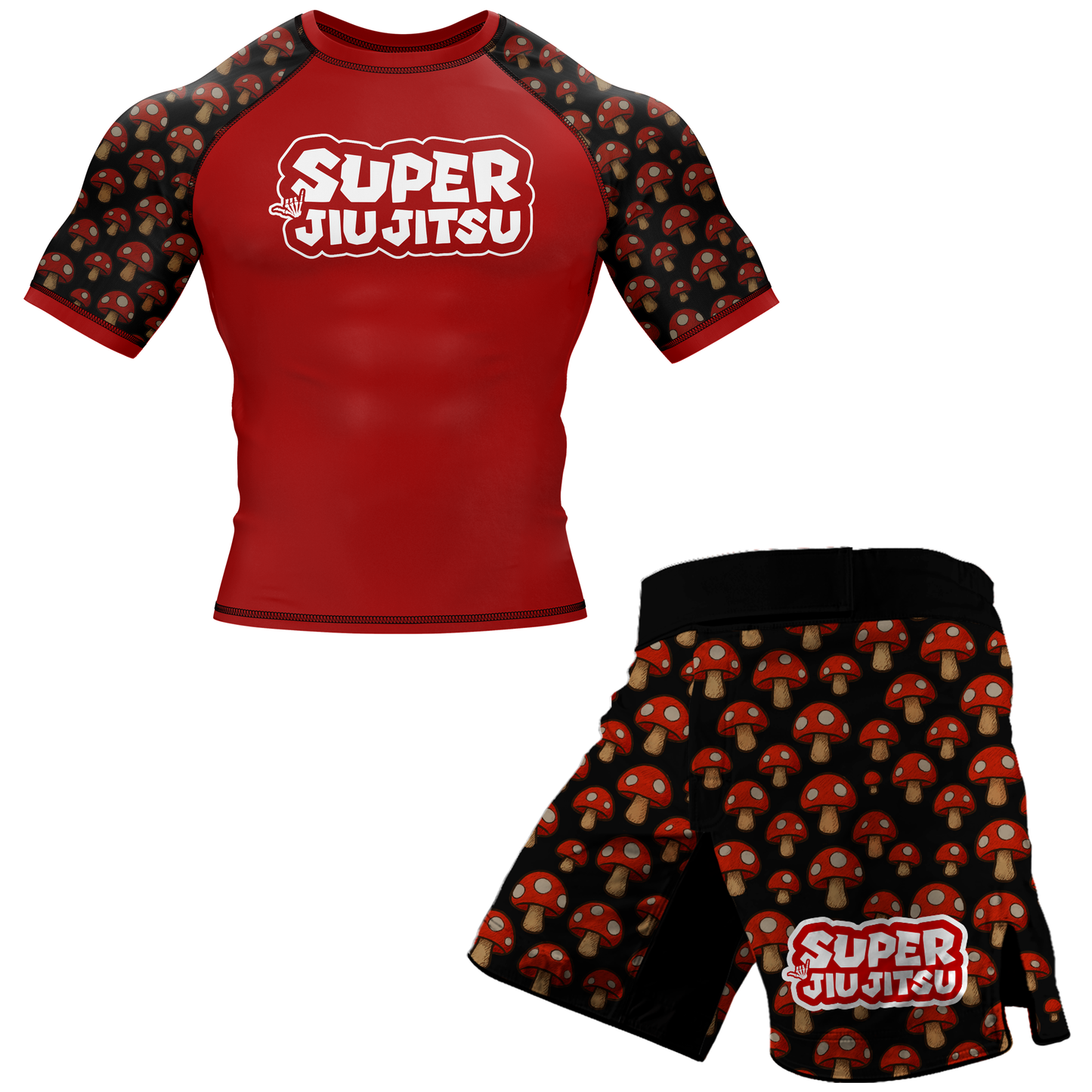 Super Jiu Jitsu BJJ Rash Guard - Short Sleeve