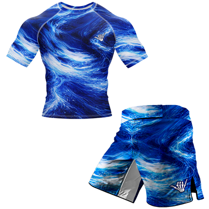 Flow BJJ Rash Guard - Short Sleeve