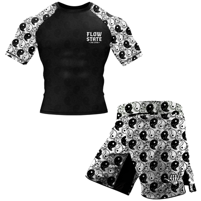 Yin Yang BJJ Rash Guard - Short Sleeve